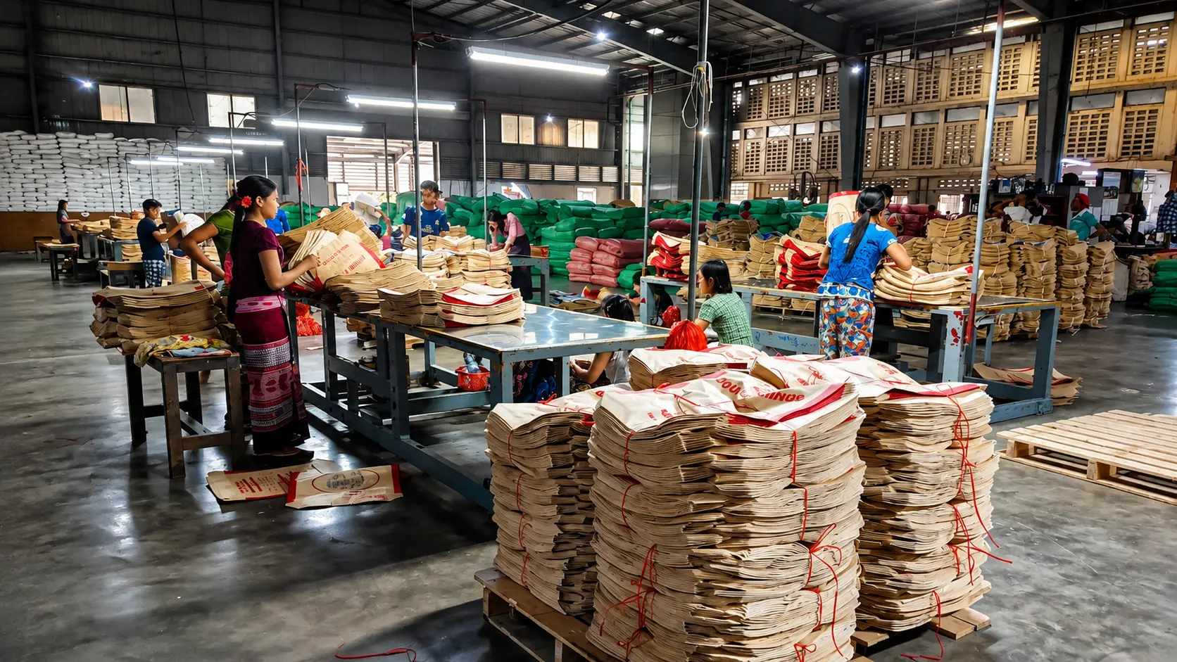 Bag finishing and bundling