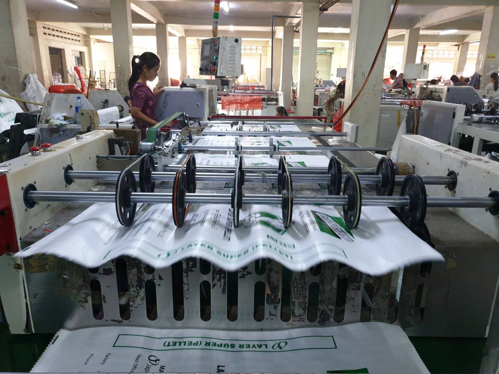 Printed bag cutting and conversion