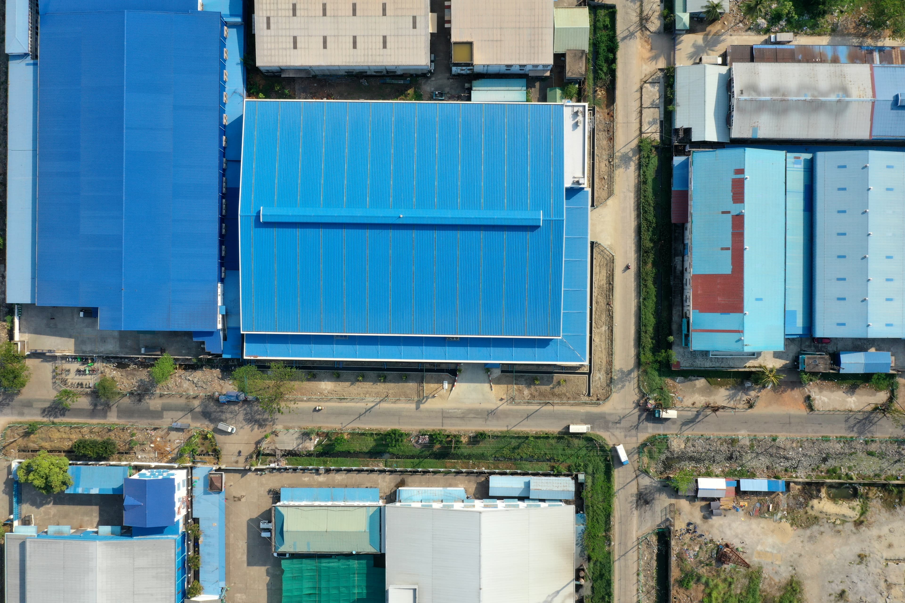 Plant footprint from directly above