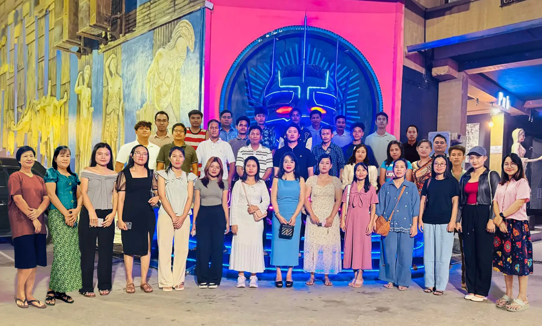 KTK team dinner group photograph