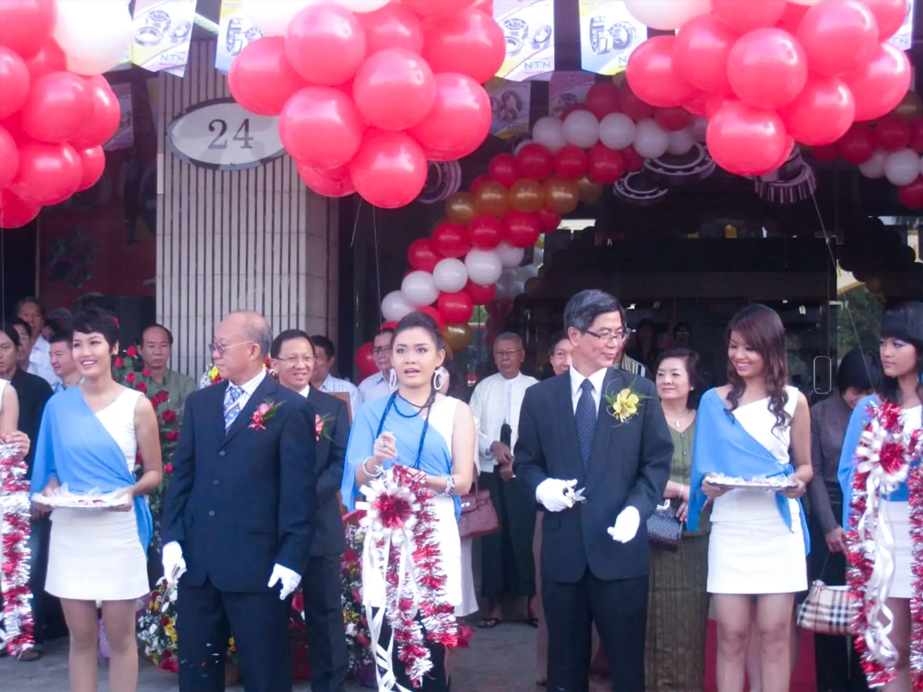 Guests and company representatives at the opening ceremony